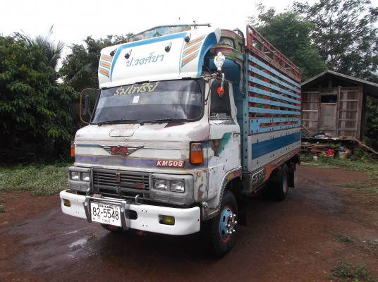 ขาย!! HINO KM310 รถล่อง กระบะมิเนียม คอกไม้มะค่า ขาย!! HINO KM310 รถล่อง กระบะมิเนียม คอกไม้มะค่า