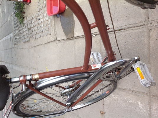 ถูกฝุดๆจักรยานแม่บ้านโบราณเบรกเหล็กตะกล้าสแตนเลสล้อก้อสแตนเลสสวยๆคับ