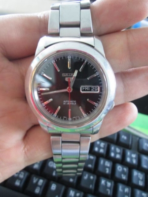 SEIKO 5 เครื่อง 7S26 ออโต้หลังเปลือย