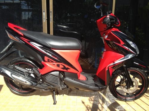 MIO125GTXตัวท็อปล้อแม็กแท้ศูนย์รถปี2013รถ4เดือนวิ่ง2XXXโลสวยกริ้บๆ