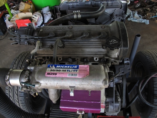 ขายเครื่องสูบน้ำใช้แก๊ส LPG 100\%ราคา 30000