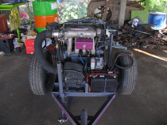 ขายเครื่องสูบน้ำใช้แก๊ส LPG 100\%ราคา 30000