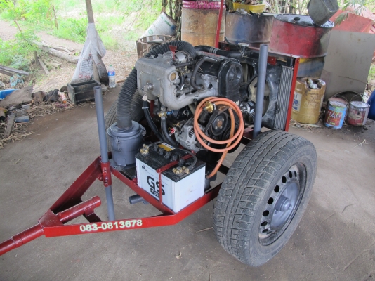 ขายเครื่องสูบน้ำใช้แก๊ส LPG 100\%ราคา 30000