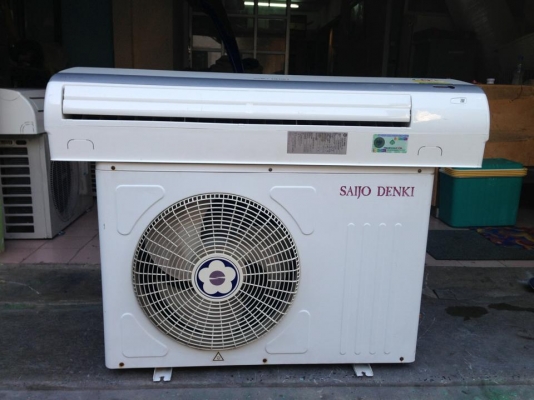 **** ขายแอร์ SAIJO DENKI 18000 BTU ( มี APS ) สภาพใหม่ ****
