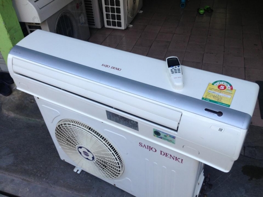 **** ขายแอร์ SAIJO DENKI 18000 BTU ( มี APS ) สภาพใหม่ ****