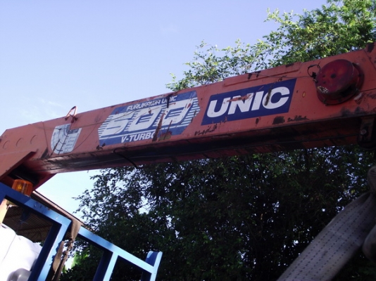 ขายเครนติดรถบรรทุก 3 ตัน 4 ท่อน   ติดต่อ 081-9450871