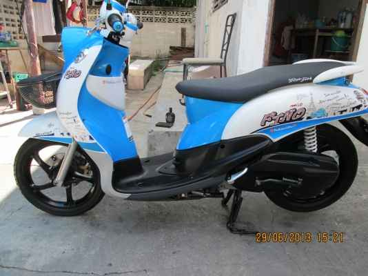 ัyamaha fino ลายปารัสล้อแม๊คปี55