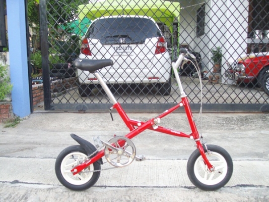 ***ขายรถจักรยานพับ X-bike Transit compact สีแดง***