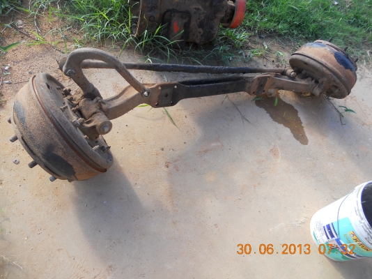 คานหน้ารถสิบล้อหัวยาว