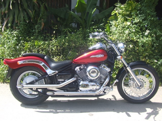 DRAGSTAR 400 CUSTOM y.99 เก็บงานใหม่ สีใหม่ทูโทน