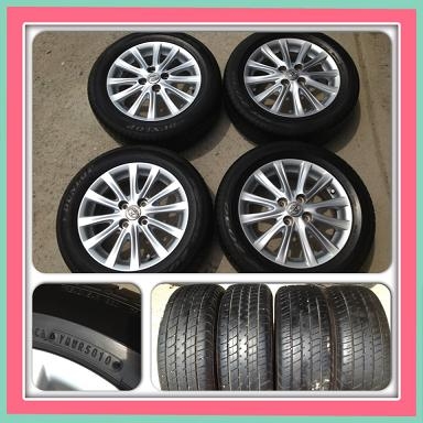 ขายแม็กเดิม 12 ก้านNew Vios ขอบ 15ยางปี 10 ราคา 8,900 บ.ถูก