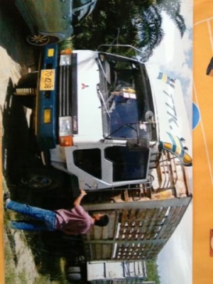 ขายรถบรรทุก10ล้อ2เพลาพ่วงไม่ดั้มแม่ลูกMITSUBHISI FN527TF 220แรง