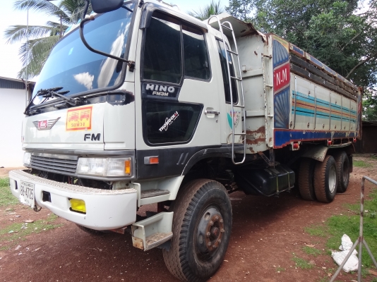 ขายด่วน รถสิบล้อสองเพลาดัมพ์  HINO  FM 3M เครื่อง M10C  กระบะมิเนียม  พร้อมใช้งาน
