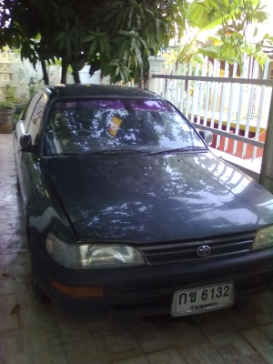 TOYOTA COROLLA รุ่น 1300 คาบู เกียร์ธรรมดา สีเทา คุณเล็ก 081-2862861