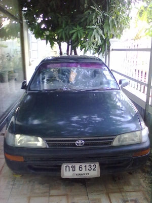 TOYOTA COROLLA รุ่น 1300 คาบู เกียร์ธรรมดา สีเทา คุณเล็ก 081-2862861