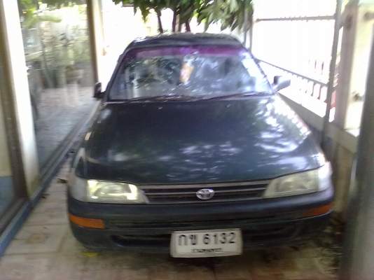 TOYOTA COROLLA รุ่น 1300 คาบู เกียร์ธรรมดา สีเทา คุณเล็ก 081-2862861