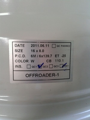 ขาย Lenso ลาย Bradley 16 x 8 ET -25 ของใหม่นะครับ