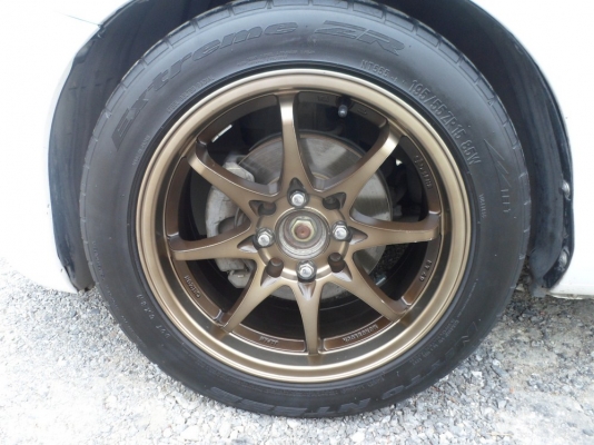 ขายCE28กว้าง6.5,ET40+ยางNITTO555 spec195/55/15