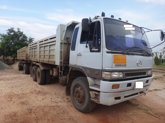 ขายด่วน รถสิบล้อสองเพลาดั้มพ์  พ่วง-ลูก  HINO  FM  2K สมอเงิน  สภาพดีมาก
