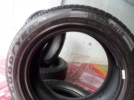 ขายยางgoodyear.EAGLE.NTC5 195/55/15มีริมการ์ด ดอกเยอะ2เส้น สวยๆ