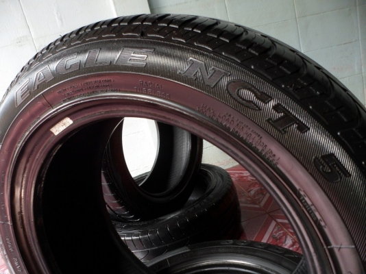 ขายยางgoodyear.EAGLE.NTC5 195/55/15มีริมการ์ด ดอกเยอะ2เส้น สวยๆ