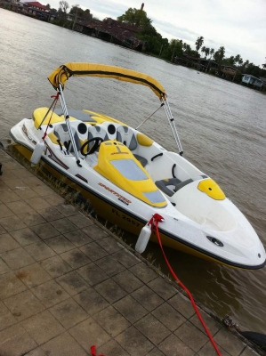 เรือขับสนุกมาก SeaDoo Jet Boat Sportster ปี 04  พร้อมเทเลอร์