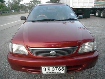 ขาย TOYOTA ไฟท้าย หยดน้ำ ปี 2002 พวงมาลัยพาวเวอร์ สภาพสวย ดาวน์ 29,000 บาท แอร์เย็นฉ่ำ ติดเเก็ส LPG