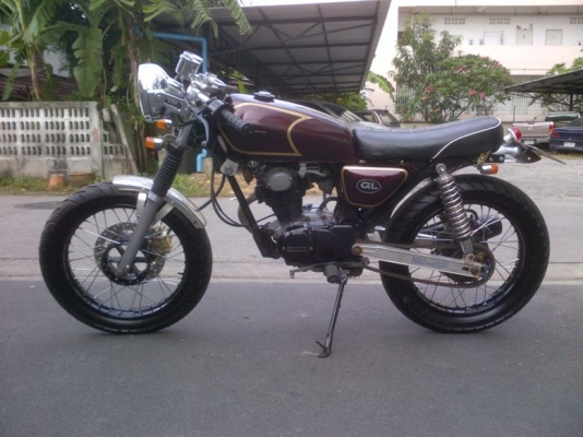 ขายHONDA GL125 Cafe Racer ทะเบียนเต็มหมด2556 เอี่ยมๆ