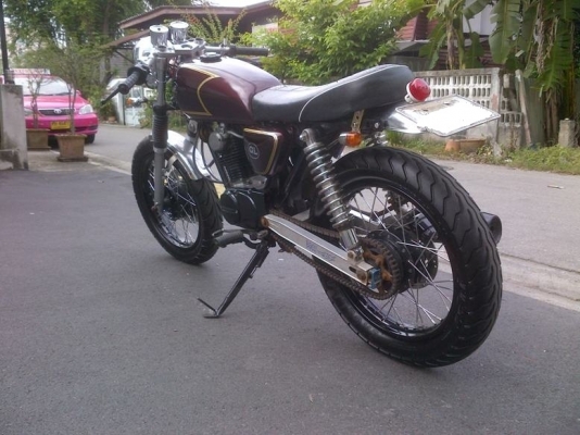 ขายHONDA GL125 Cafe Racer ทะเบียนเต็มหมด2556 เอี่ยมๆ