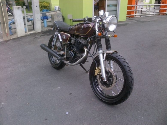 ขายHONDA GL125 Cafe Racer ทะเบียนเต็มหมด2556 เตรียมออกทริปหน้าหนาวได้เลย