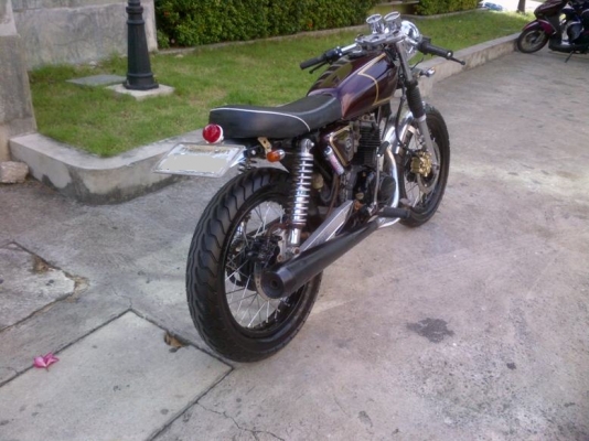 ขายHONDA GL125 Cafe Racer ทะเบียนเต็มหมด2556 เตรียมออกทริปหน้าหนาวได้เลย