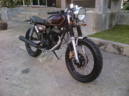 ขายHONDA GL125 Cafe Racer ทะเบียนเต็มหมด2556 เตรียมออกทริปหน้าหนาวได้เลย
