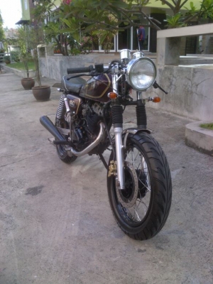 ขายHONDA GL125 Cafe Racer ทะเบียนเต็มหมด2556 เตรียมออกทริปหน้าหนาวได้เลย