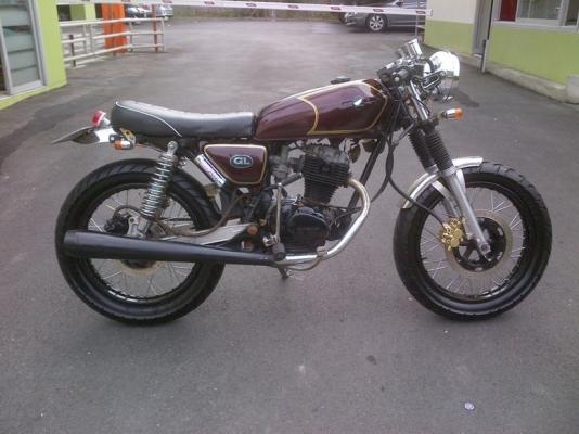 ขายHONDA GL125 Cafe ทะเบียนเต็มหมด2556พร้อมออกทริปหน้าหนาวได้เลย