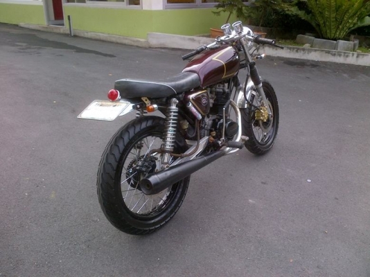 ขายHONDA GL125 Cafe ทะเบียนเต็มหมด2556พร้อมออกทริปหน้าหนาวได้เลย