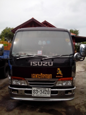 รถยกหกล้อรุ่นNKR55EX5 เครื่องยนต์4JB1-989037สภาพพร้อมใช้งานเล่มพร้อมโอนใช้เองอยากขาย