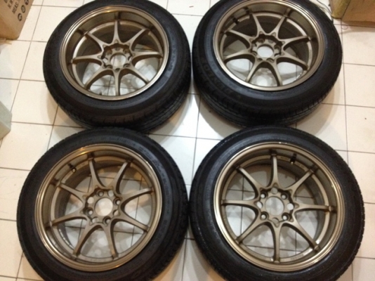 ขายล้อมือ2 CE28ขอบ15 กว้าง8 งานCG 4 รู100+ยางปี10 ราคา13,500 บาท