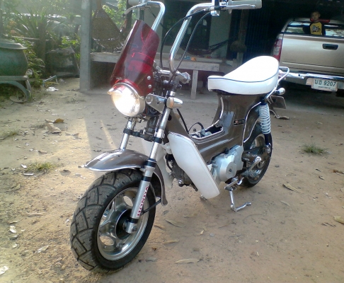 ชาลีประกอบใหม่ วางเครื่องมังกี้ 110 ซีซี ครัชมือ สตาทมือ มีอินวอย