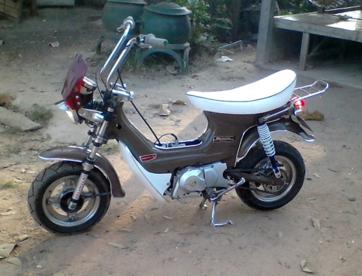 ชาลีประกอบใหม่ วางเครื่องมังกี้ 110 ซีซี ครัชมือ สตาทมือ มีอินวอย