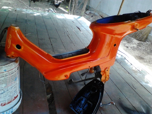 ชาลีประกอบใหม่ วางเครื่องมังกี้ 110 ซีซี ครัชมือ สตาทมือ มีอินวอย