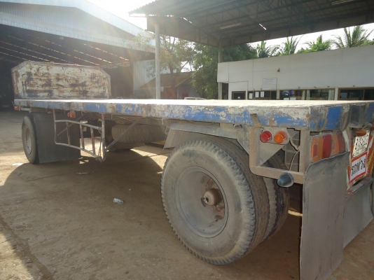 ขายลูกพ่วง กระบะบรรทุก(พื้นเรียบ) 2 เพลา ยาว 6 เมตร 80 อู่ไทยเทเลอร์