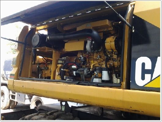 M315 # 7ML00672 รถขุดล้อยางแคต รถนอก นำเข้า by กุ้ง:TOS:081-3062283