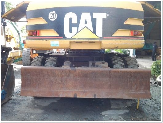 M315 # 7ML00672 รถขุดล้อยางแคต รถนอก นำเข้า by กุ้ง:TOS:081-3062283