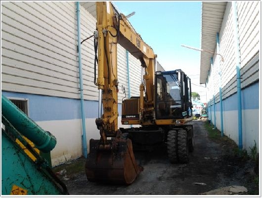 M315 # 7ML00672 รถขุดล้อยางแคต รถนอก นำเข้า by กุ้ง:TOS:081-3062283