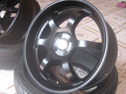 ADVAN RGD สีดำ 4รู100 ขอบ17สภาพสวยจัด