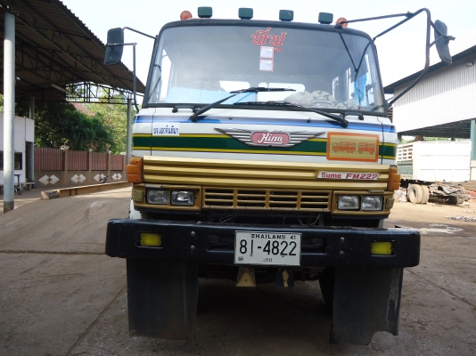 ขายรถพ่วง(พื้นเรียบ)HINO227 เครื่องEK100 2 เพลา ยางเต็ม เดิม ๆ ทะเบียนพร้อม
