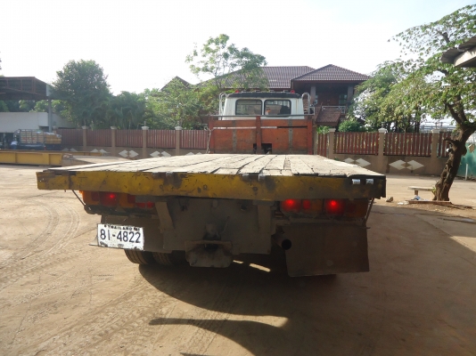 ขายรถพ่วง(พื้นเรียบ)HINO227 เครื่องEK100 2 เพลา ยางเต็ม เดิม ๆ ทะเบียนพร้อม