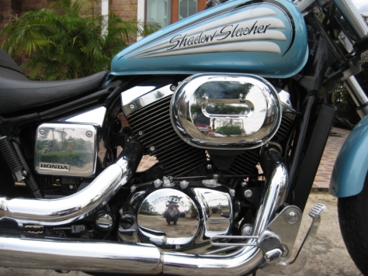 ขาย honda shadowslasher400 ปี 2000 ประกอบใหม่เสียสรรพสามิตแล้ว 109,000