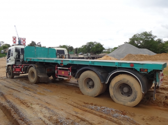 ขาย ด่วน  รถ 6 ล้อ หัวลากพร้อมหางพื้นเรียบยาว 7.20 เมตร  ISUZU  FTR   220  แรง  ปี  47  แยกหัว-หาง ขายก็ได้