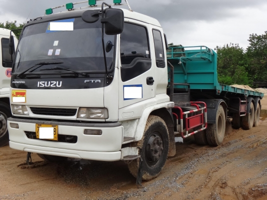 ขาย ด่วน  รถ 6 ล้อ หัวลากพร้อมหางพื้นเรียบยาว 7.20 เมตร  ISUZU  FTR   220  แรง  ปี  47  แยกหัว-หาง ขายก็ได้